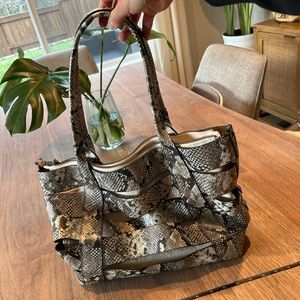 Botkier - Snakeskin strappy shoulder bag